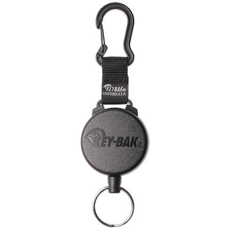 Key-Bak KEYBAK Securit Carabineer Retractor, 24 in. Stainless Steel Chain, Carabiner, 5PK 0008-004